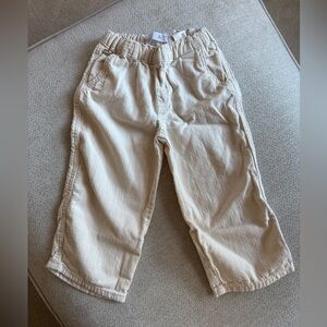 Zara Kids Cream Casual Pants